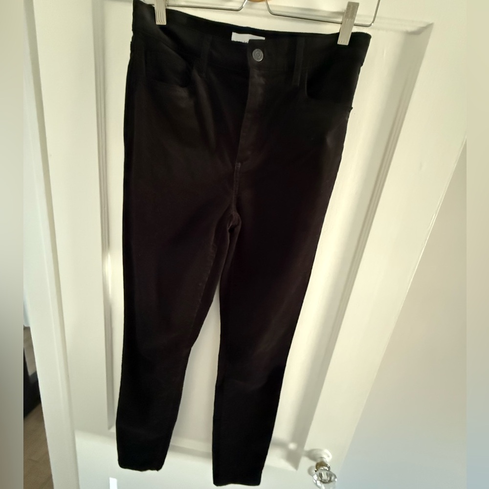 LOFT Black Corduroy Black Pants